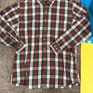 Jos. A. Bank Multicolor Plaid Casual Shirt